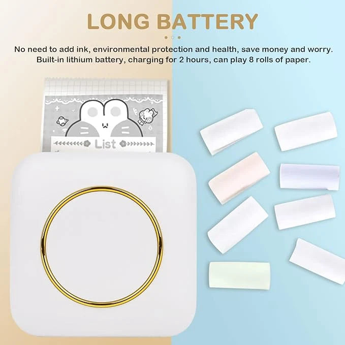 Portable Mini Printer – BT Instant Printing