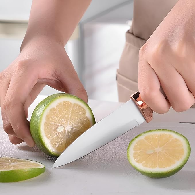 طقم سكاكين وأدوات مطبخ 19 قطعة مع حامل