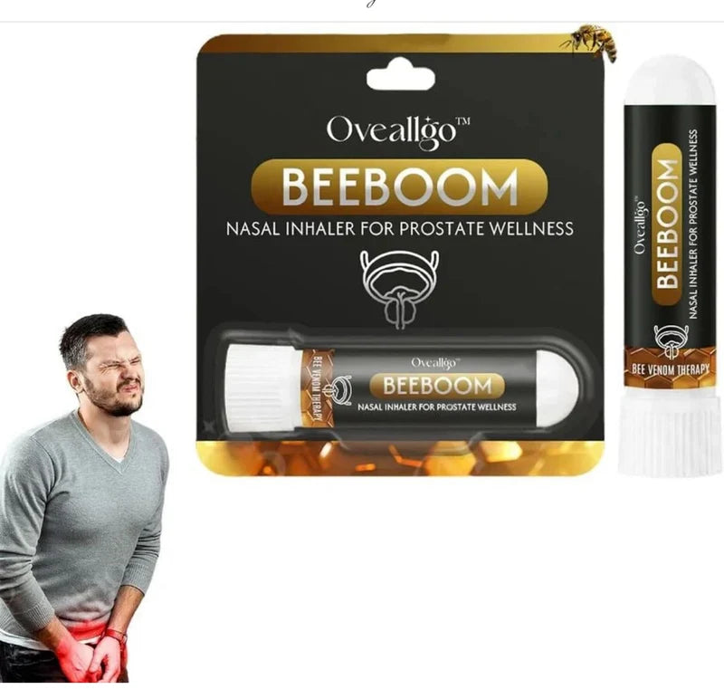 BeeBoom Nasal Inhaler for Prostate Wellness – Natural Bee Venom Prostate Support | Fast Absorbing Nasal Inhaler for Men’s Prostate Health