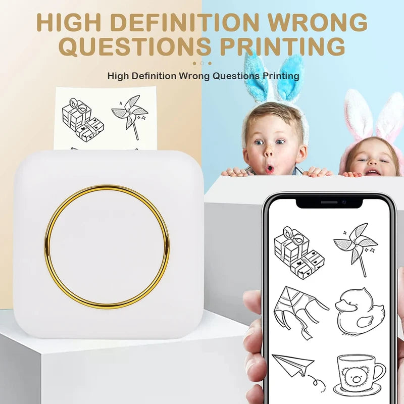 Portable Mini Printer – BT Instant Printing