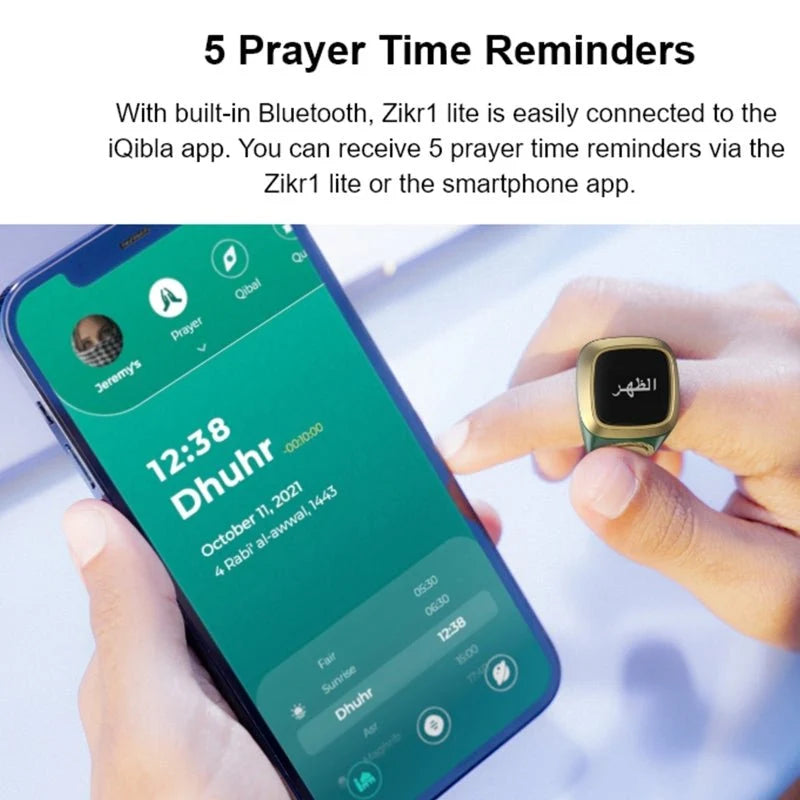 Digital Tasbih Zikr Ring